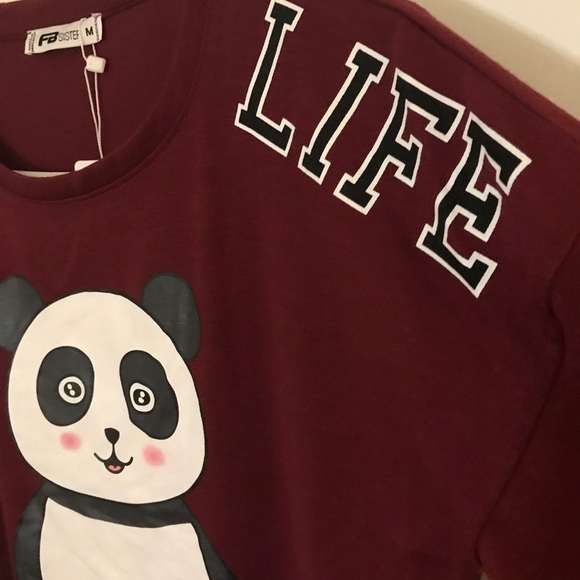 FB Sister Soft Panda Life Logo Top - Size M - Picture 4 of 11
